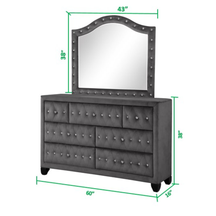 Rosdorf Park Taner Upholstered Standard 4 Piece Bedroom Set & Reviews